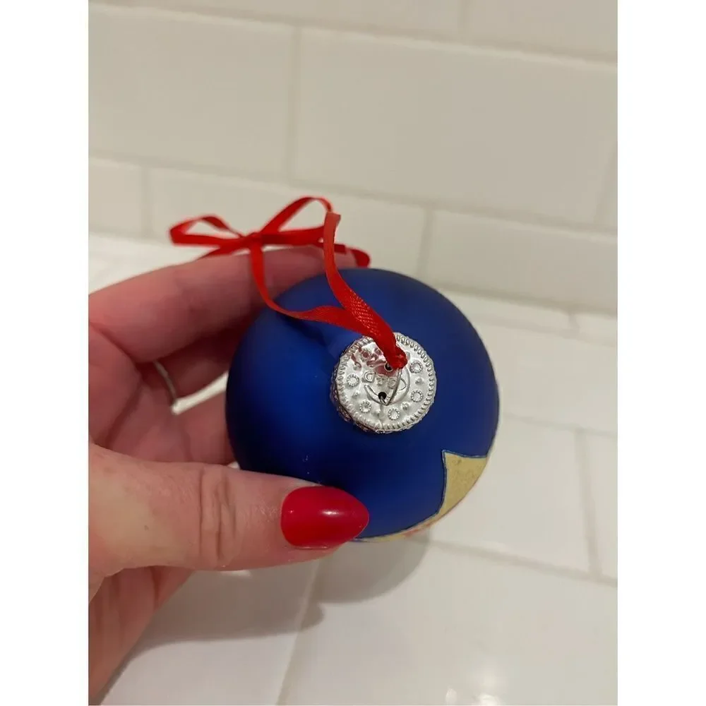 2008 Obama Campaign Christmas Ornament Noel Glass Holiday Political Memorbilia